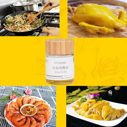 Fresh salt baked chicken essential oil