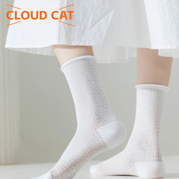 women s breathable mesh mid calf socks