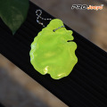 Fluo Yellow Decorative Hedgehog Keychain