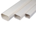 100mm Fire Resistant Split Air Conditioner System White PVC Decorative Duct
