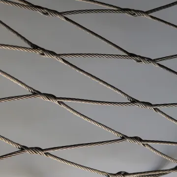 ferruled type stainless steel rope mesh net