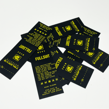 Custom Brand Logo Tags: Wholesale Printed Wash Care Labels for T-Shirts and Pet Clothes