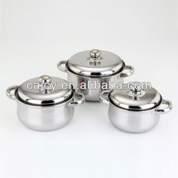 410# Stainless Steel Belly-shape Metal Cookware