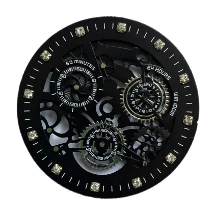 Custom Skeleton design watch dial for Mechanical watch