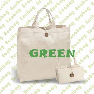 Cotton/Organic Cotton Foldable Bag, Suitable for Shopping, Various Colors are Available
