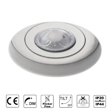 Trimless recessed led downlights