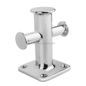 Popular Product 316 Stainless Steel Marine Mooring Single Yacht Cross Bollard Single For Boat