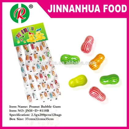 fruit peanut bubble gum