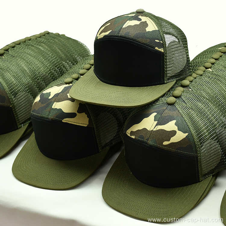 7 Panel Custom Trucker Hat