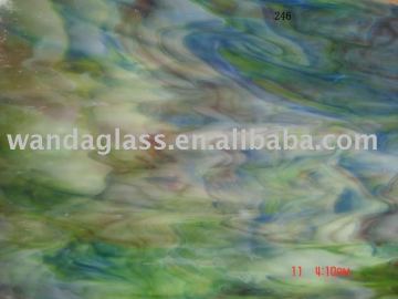 colorful and decorative art stained glass sheet(church glass)