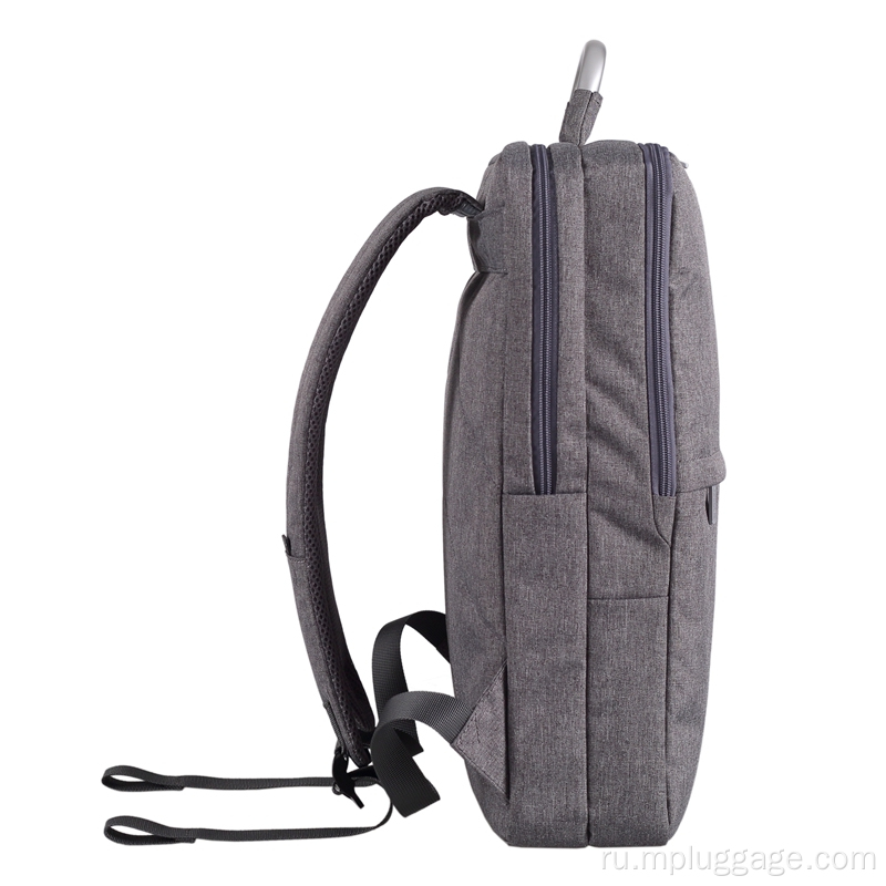 Серый простой катиционный бизнес -ноутбук настройка рюкзака