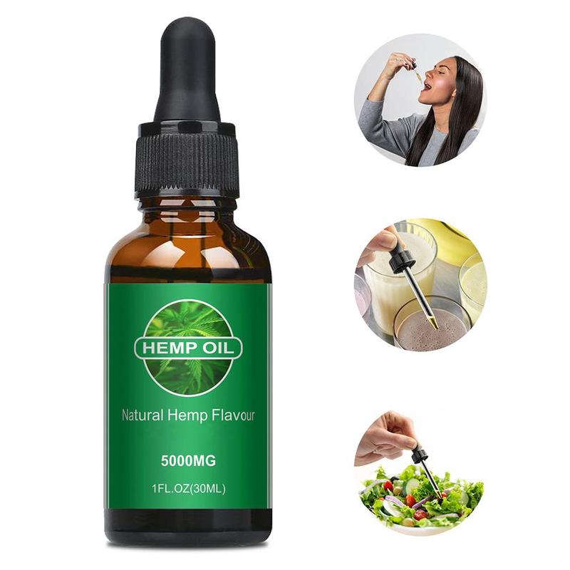 30ml 5000mg cbd Oil Organic Essential Oil Hemp Seed Oil Herbal Drops 5000mg cbd Oil Body Relieve Stress Oil Skin Care Help Sleep