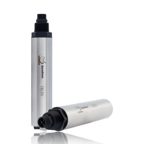 Automatic cleaning Ti seawater chlorophyll sensor electrode