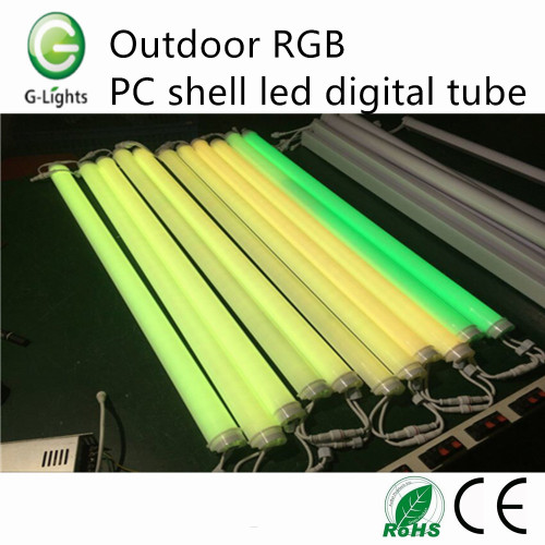 Tubo digital ao ar livre do RGB PC Shell