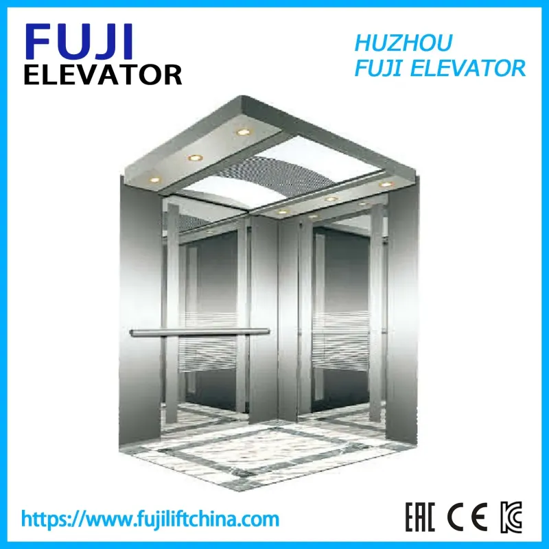 Golden Titanium Stainless Steel Elevator for Home Panoramic Villa
