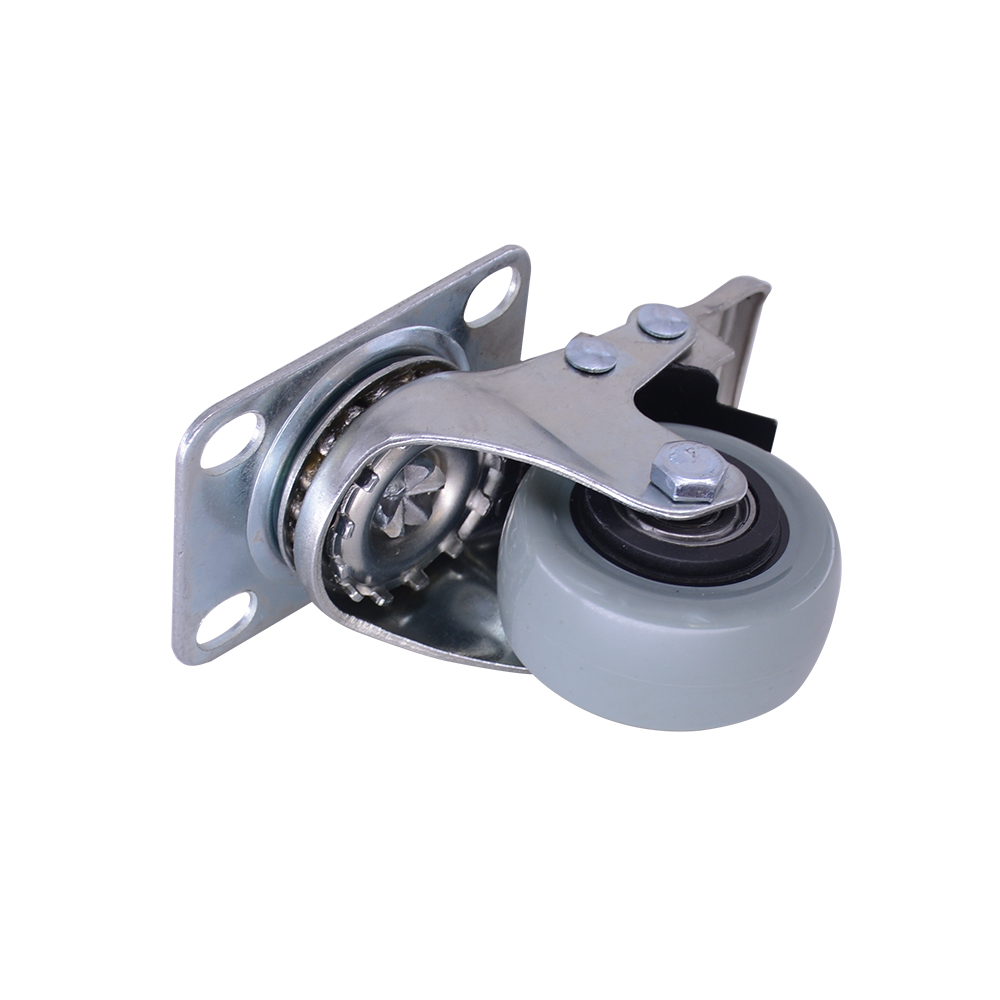 Nội thất 2 inch PVC Caster với phanh 50mm