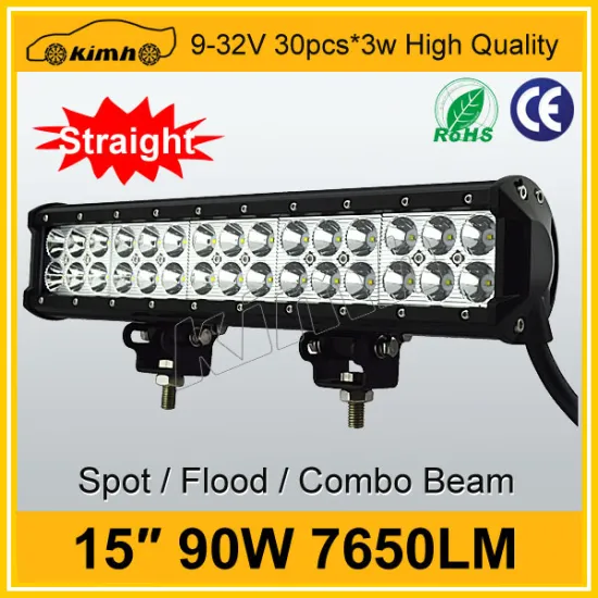 High intensity dual row led hanging light bar 90w