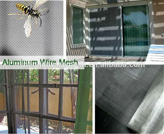 ss finish 10x10,14x14,16x16,16x18 Aluminum Alloy Screen Netting with high quality & cheap price