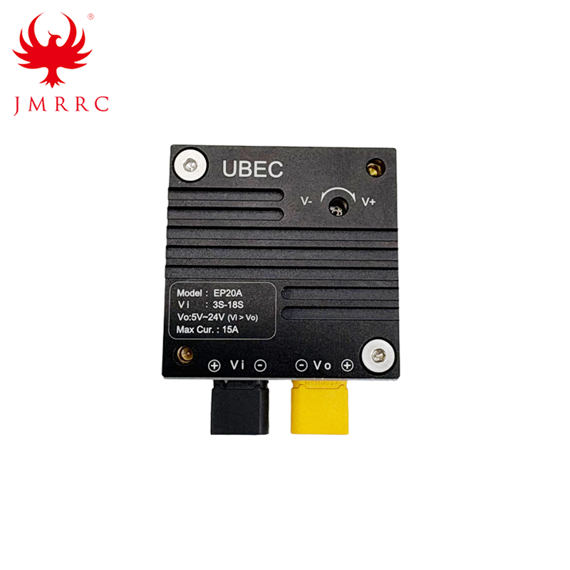 Enhanced Version W/ Aluminum Shell Heat Dissipation Voltage Reduction Module for RC Car Fix-Wing Robot UAV 15A 5-24V 3S-18S UBEC