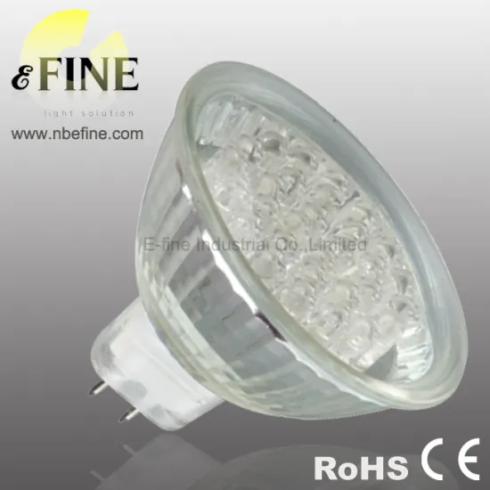 MR16 led spotlight 3W glass body