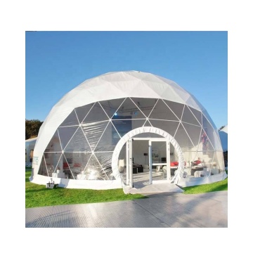 Modern Geodesic Glass Hotel Tent for Desert Camping - 100 PVC 850g Tarpaulin Large Space