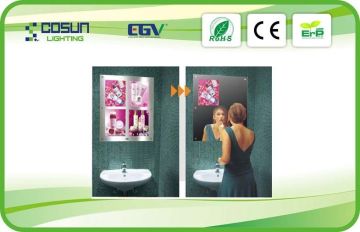 Pmma Wall Mount Led Magic Mirror Light Box / 24 Volt Customized Smd3528 Led