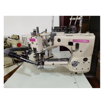 Shing Ling 4 Needles 6 Threads Feed Off Arm Industrial Machine