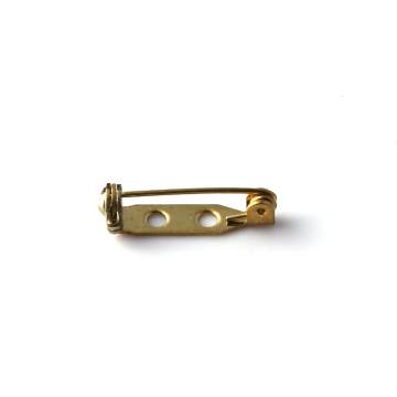 20mm gold plated badge accessory brass safety pin clip used for making name tags,emblems and lapel