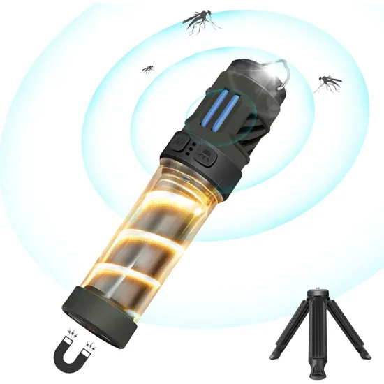 Ultra Portable Rechargeable Mosquito-Repellent LED Camping Lantern with Magnet