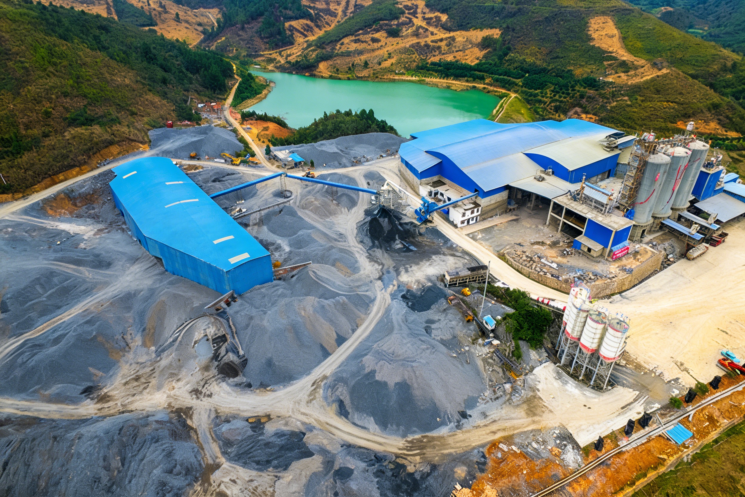 Sand Gravel Crushing and Screening Line