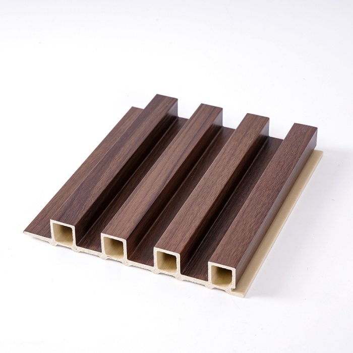 Tấm ốp hạt gỗ Tấm ốp tường Wpc kim loại trong nhà