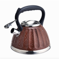 Grey marble coating stovetop teapot kettle