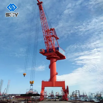 Mobile Harbour Crane: 10t to 35t Hydraulic Pedestal Portal Cranes for Containers
