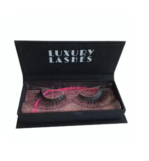 Eco-friendly Glitter Paper Eyelashes Paper Box