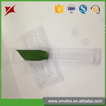 Hot sell transparent plastic PET fresh herb clamshell blister packaging