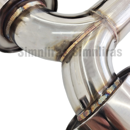 Edelstahl Ford Focus ST225 3 "Catback-Auspuffanlage 04-11 mit zwei Auspuffspitze