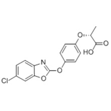 Propanoic acid,2-[4-[(6-chloro-2-benzoxazolyl)oxy]phenoxy]-,( 57251785,2R)- CAS 113158-40-0