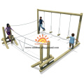 Juego de juegos de madera Balance Park Playground Equipment