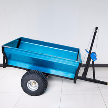 ATV Tow Behind Box Trailer with Crane and Winch A12