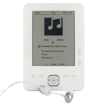 4.3-inch E-ink E-book Reader with Speaker, DRM Supported