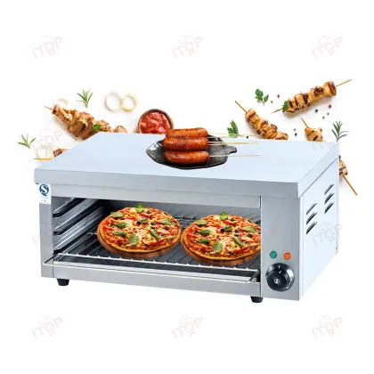 Big Commercial Countertop Gas Grill Salamander Machine