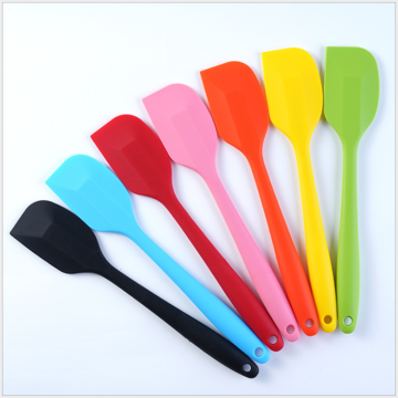 Desain One Piece 11in Silicone Butter Scraper Spatula untuk Penggunaan Panggang dan Dapur