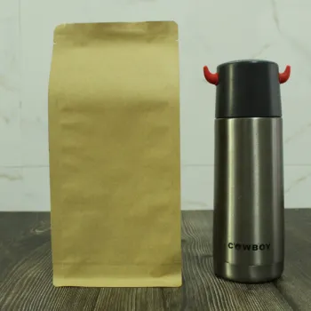 1000g flat bottom side gusset kraft paper bag without zipper