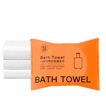 Disposable Compressed Bath Towel for Travel and Hotels