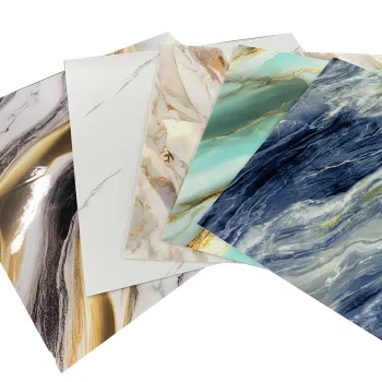 PE Foam Self-Adhesive PVC Marble Wall Tile Sticker - Waterproof Kitchen and Bathroom Wallpaper