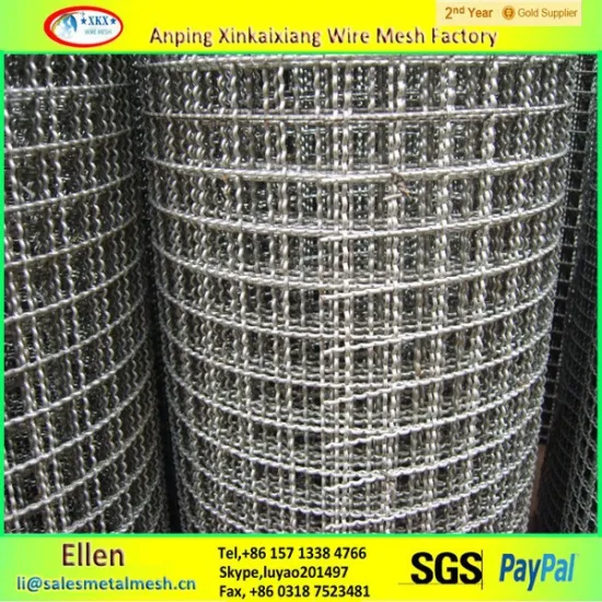 Best price Crimped Wire Mesh griddle|electro galvanized crimped wire mesh