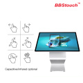 27 "ကြမ်းပြင် stand touch screen query kiosk