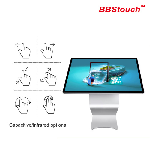 55" Floor Stand Touch Screen Query Kiosk