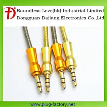 3.5 mm 3 pole cable male to male audio cable factory price