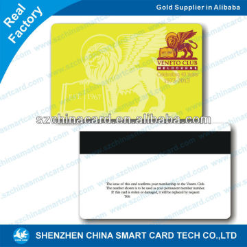 printed pvc loyalty card plastic magnetic strip gift cards